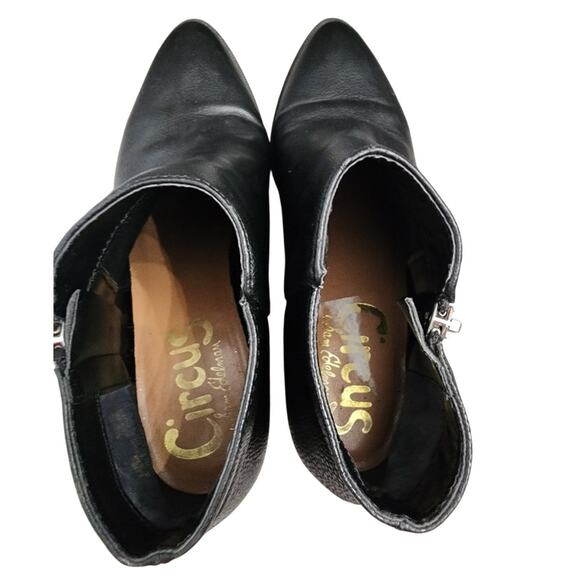 Circus by Sam Edelman Holt Spiked Heel Black Booties, EU36.5/US6.5 - Picture 5 of 7